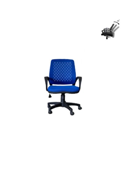 ÜNAL OFFİCE FURNİTURE & DESİNG Ofis Çalışma Sandalyesi Bilgisayar Koltuğu Mavi