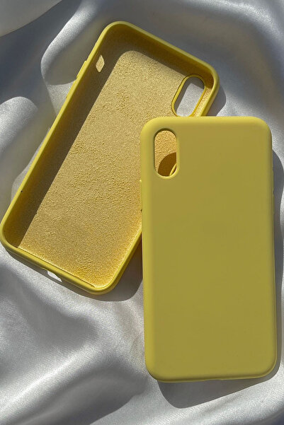 Revasser iPhone XS MAX için Kılıf Lansman Logolu İçi Yumuşak Kadife XS MAX kı...