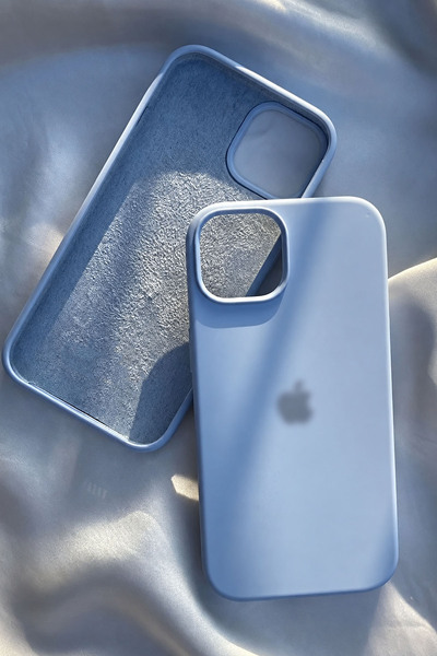 Revasser iPhone 15 için Kılıf Lansman Logolu İçi Yumuşak Kadife 15 kılıfı iph...