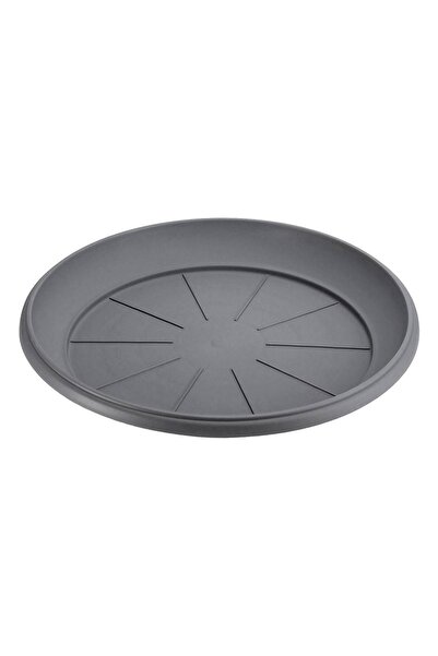 OEM Farfurie Ghiveci Flori din Plastic Antracit Ø34x4.8cm - Farfurii Ghivece ...