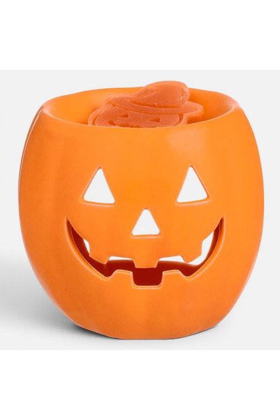 OEM Suport Ceramic Portocaliu Halloween Dovleac cu 1 Ceara Dovleac Wax Melt
