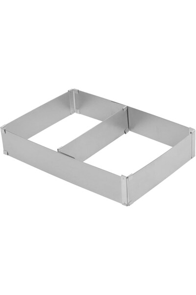 OEM Forma Reglabila Tort Metalica Dreptunghiulara cu Separeu - Forme Metalice...