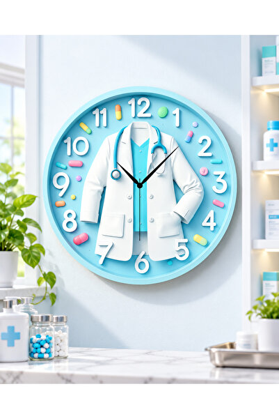 AA Shop Doktor Hemşire Eczacı Renkli Baskı Desenli Sayılı Yılbaşı Hediyelik A...