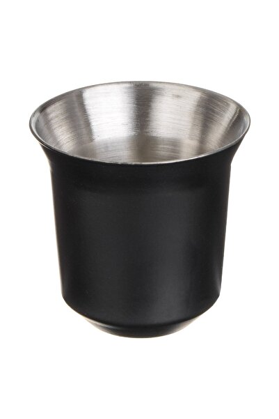 OEM Pahar de Inox Negru pentru Cafea Espresso 70ml - Pahare Sticla, Bucatarie