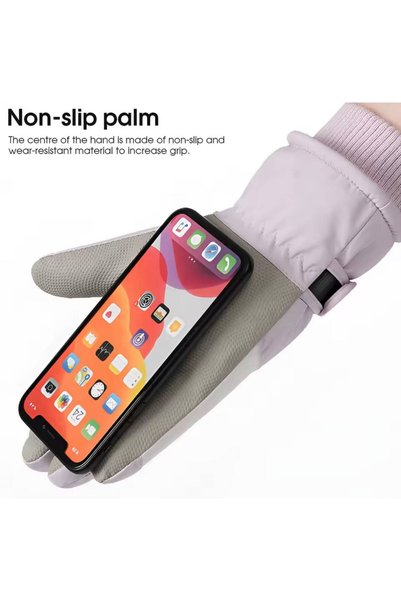 SkyWheel Water and Wind Resistant, Touchscreen Compatible Adult Snow Ski Gloves