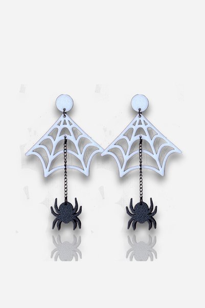 Happiears Halloween Spider Web Special Design Earrings