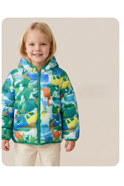 melisam.msg Children's Floral Patterned Puffer Jacket