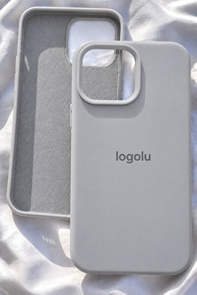 Revasser iPhone 16 Pro için Kılıf Lansman Logolu İçi Yumuşak Kadife 16 Pro kı...
