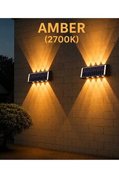 Cata Kos Solar Led Aplik Amber 20W Dış Mekan