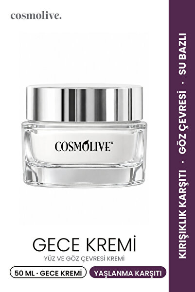 Cosmolive Yaşlanma Ve Kırışıklık Karşıtı Nemlendirici Yüz Göz Çevresi Altı Ci...