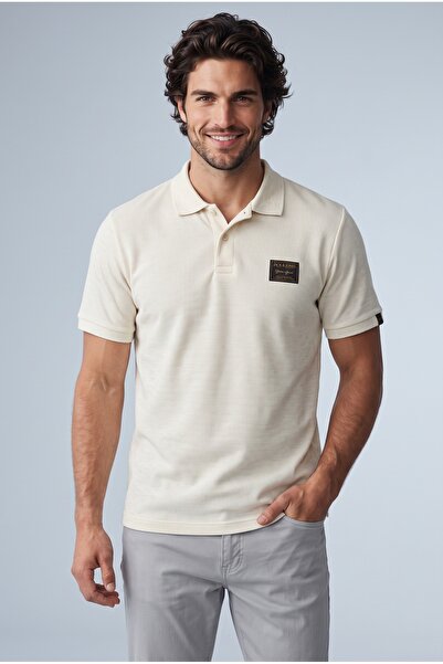 Jack & Jones JACK JONES Muška polo majica sa ovratnikom Antikna bela melanž 1...