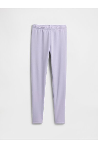 GAP Kız Çocuk Lila Cozy-Stretch Leggings Tayt