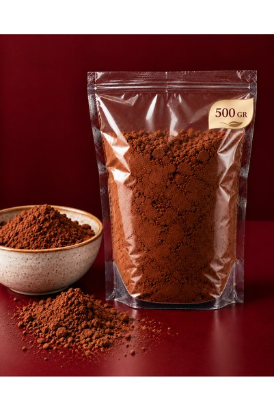PASDO PASTACILIK Doğal Kakao Tozu Katkısız Şekersiz Yoğun Aromalı Premium Kalite 500 GR