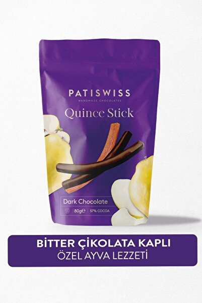 Patiswiss Bitter Çikolatalı Ayva Çubukları 80g