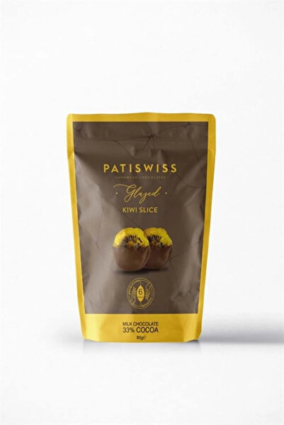 Patiswiss Glazed Sütlü Çikolatalı Kivi Dilimi, 80G
