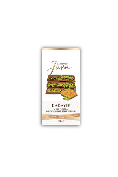 Patiswiss Juva Antep Fıstığı ve Kadayıflı Dubai Çikolatası, 200G