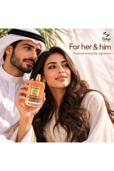 DEHNEE Coconut Eau de Parfum 100 ml | Tropical Orchid & Vanilla Perfume | UAE