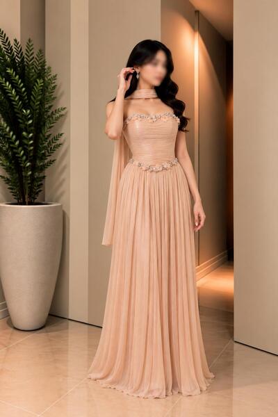 GORI FASHION فستان ناعم باطلالة مبهرة