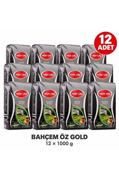 Neşe Çay Bahçem Öz Gold Siyah Çay 1000 g - 12 Adet
