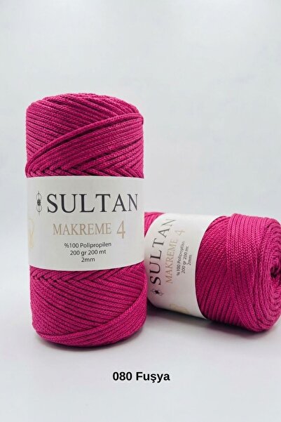 hobi dünyası evim 1 Piece Sultan Macrame 4 Strands 200 Grams 200 Meters 2 mm ...