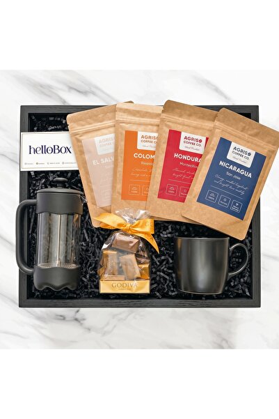 Hellobox Premium Dünya Kahveleri Hediye Kutusu | Kahve Tutkunlarına Özel Hedi...