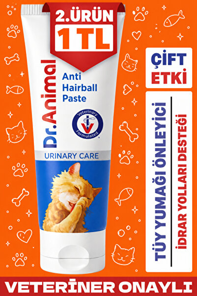 Dr. Animal İdrar Yolu Destekleyici Macun | Kedi Malt Macunu | Urinary Paste |...