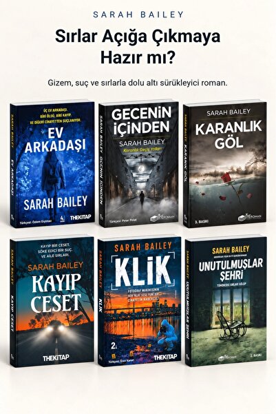 The Kitap Sarah Bailey 6 Kitap Set