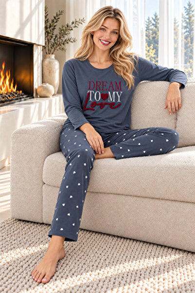 ELİTOL Dream Love Kadın Pijama Takımı