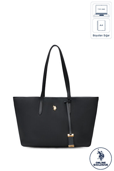 U.S. Polo Assn. Sıyah Kadın Omuz Çantası Us25655 Online Exclusive