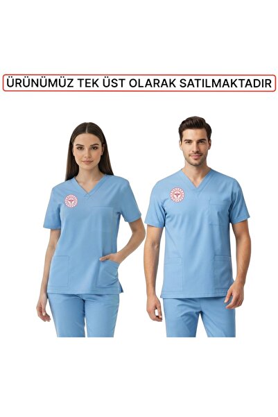 ÇİZGİ MEDİKAL Uniformă medicală UNICĂ pentru doctori și medici, costum din Ly...