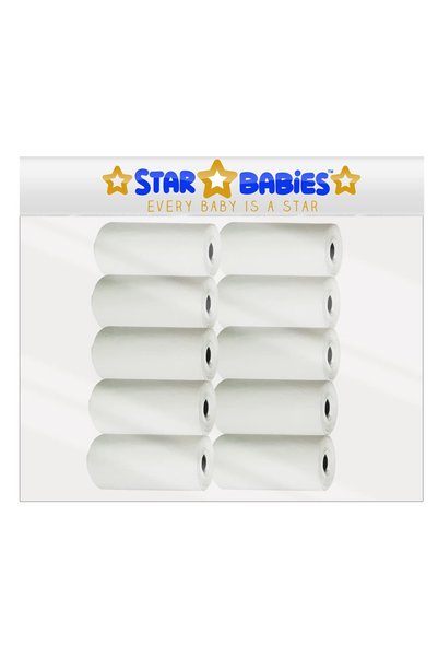 STAR BABiES White Scented Bag Pack of 10 - 150 Bags