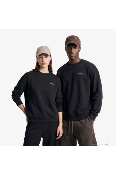 Fashfed Unisex Siyah Sweatshirt