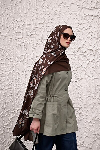 Mimelif Silk I Sakura D Patterned Shawl