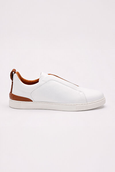 Morven Erkek Beyaz Deri Sneaker Ayakkabı