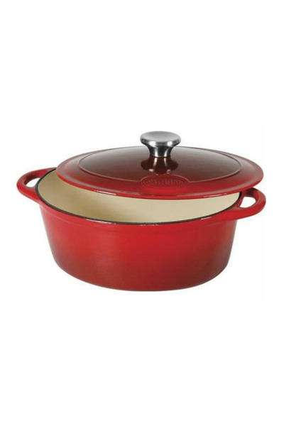 Sitram Κατσαρόλα μαντεμένια κόκκινη 36x28x14εκ. 9λ.