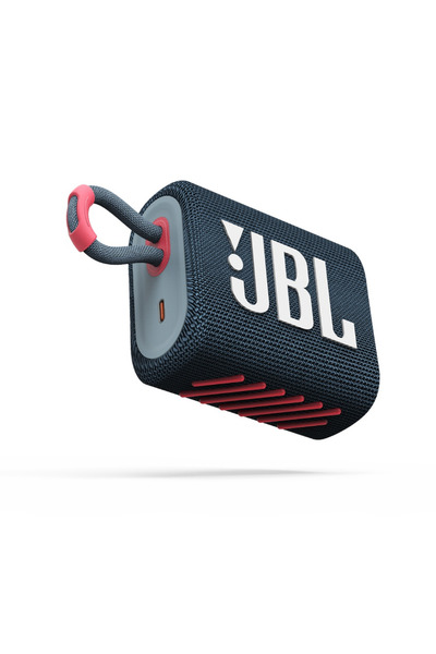 JBL Ηχείο Bluetooth GO3 Αδιάβροχο Μπλε Ροζ