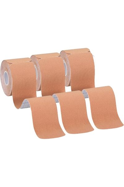 GENERAL Pre-Cut Kinesiology Tape (3 Rolls, 60 Tapes), Elastic Muscle Sports T...