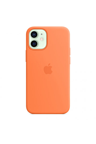 Apple iPhone 12 Mini Πορτοκαλί Θήκη Σιλικόνης
