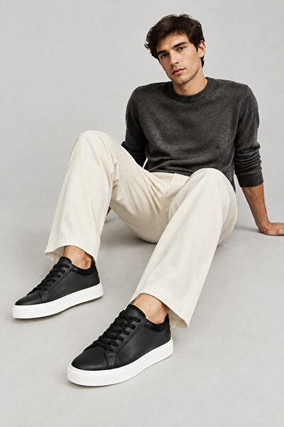Crash Men's Genuine Leather Casual Sneaker Inner and Outer Leather Lightweigh...