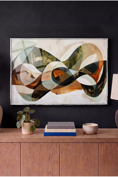 Zevahir Mobilya Dekorasyon Prismatic Flow Horizontal Glass Table - Home, Busi...