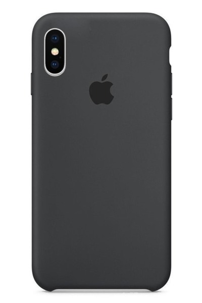 Apple iPhone X/XS Γκρι Σκούρο Θήκη Σιλικόνης