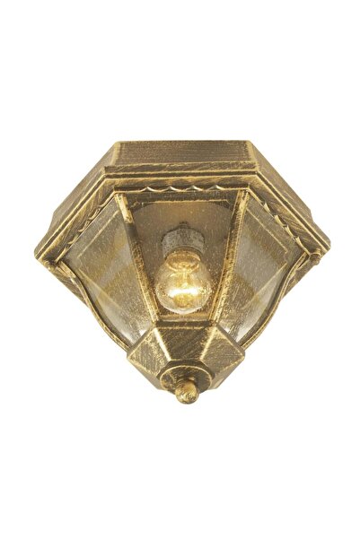 Klausen Outdoor ceiling light Miami KL5489, 1xE27, antique gold, aluminum + g...