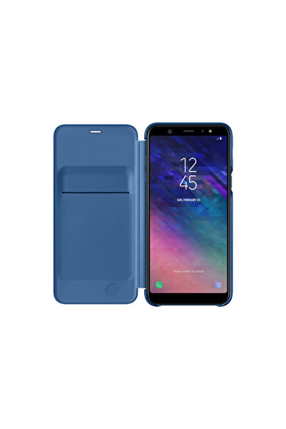 Samsung Θήκη Πορτοφόλι Galaxy A6 Plus Μπλε