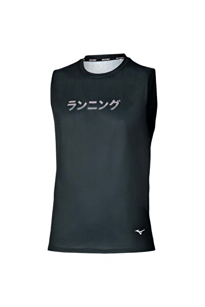 MIZUNO Ανδρικό μπλουζάκι τρεξίματος Core Graphic SS 2026 - Μαύρο - XL