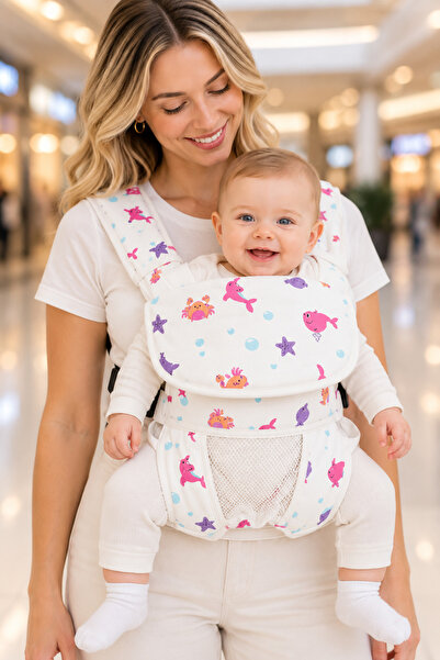 Cozibo BabyFlex Ergonomik Bebek Kanguru 0-36 Ay 0-15 Kg Ayarlanabilir Bel ve ...