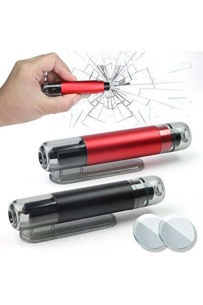 Generic 2 Pcs Safe Pro X Car Emergency Hammer, 2 in 1 Car Window Breaker with...