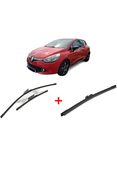 Bosch Σετ 3 υαλοκαθαριστήρων RENAULT CLIO IV (BH_) 2012-2021, για παρμπρίζ κα...