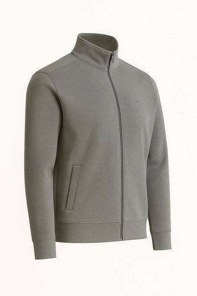 CLASSİCS MEN Troy Slim Fit Erkek Tam Fermuarlı Ceket - 7441