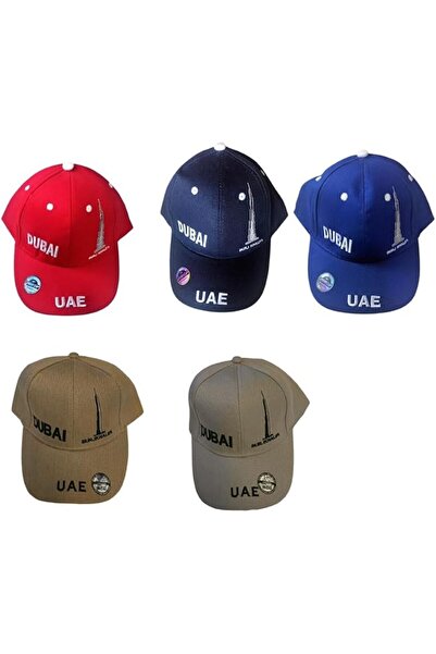 Generic 5 pieces Dubai Cap Souvenir embroidery free size unisex