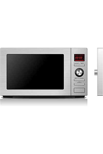 Generic Baumatic 25L Freestanding Microwave Oven With Grill Stainless Steel M...
